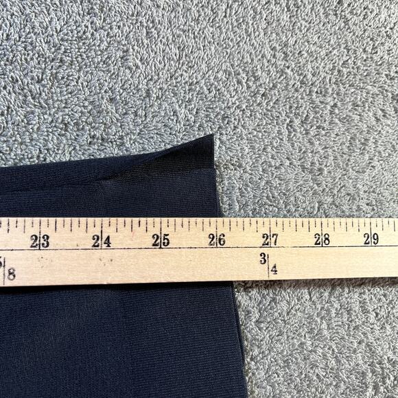 Ming Wang Pants Womens Large Blue Knit Pull On Straight Ankle High Rise Casual - Picture 9 of 11